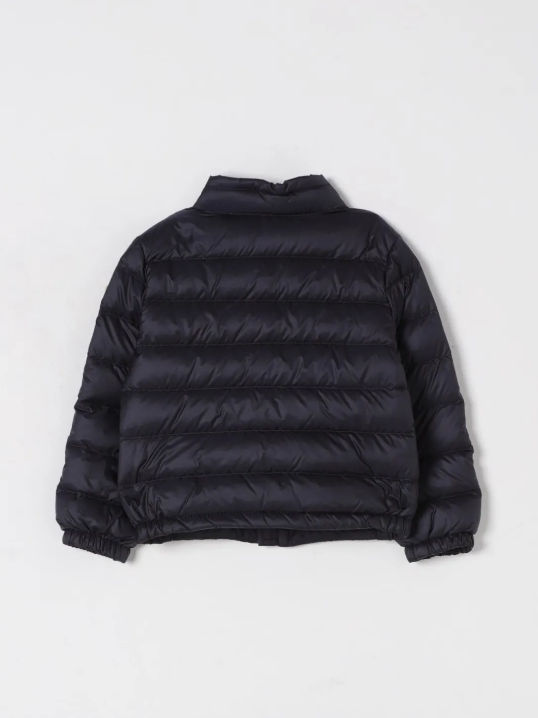 Piumino con logo Moncler in nylon imbottito