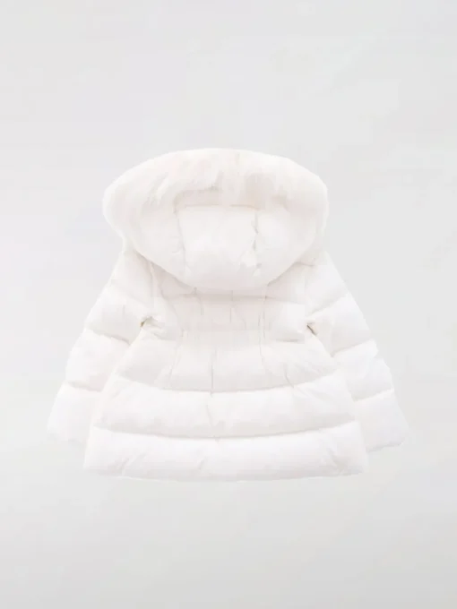 Piumino in nylon imbottito con logo Moncler