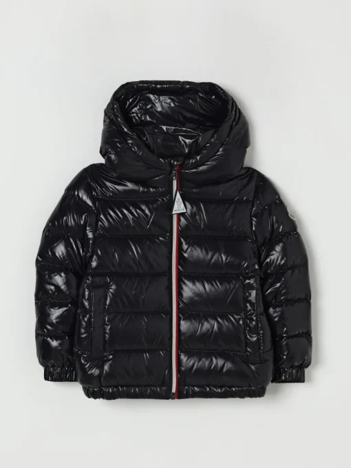Piumino New aubert lucido con cappuccio Moncler