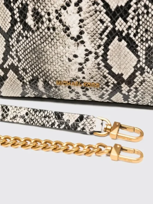 Pochette Bryant Michael Kors in pelle stampa pitone