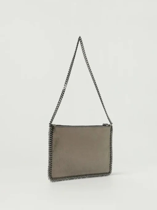 Pochette Falabella Stella McCartney in camoscio sintetico cracklè