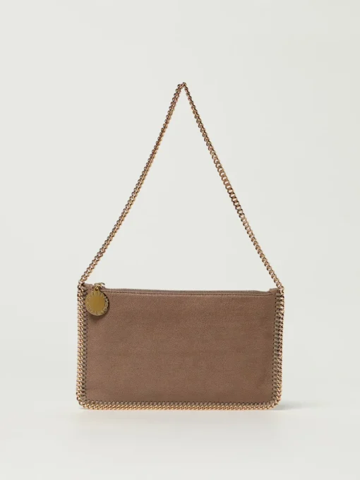 Pochette Falabella Stella McCartney in camoscio sintetico cracklè