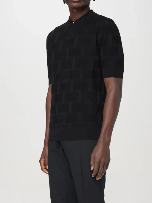 Polo a maniche corte Dolce & Gabbana in seta