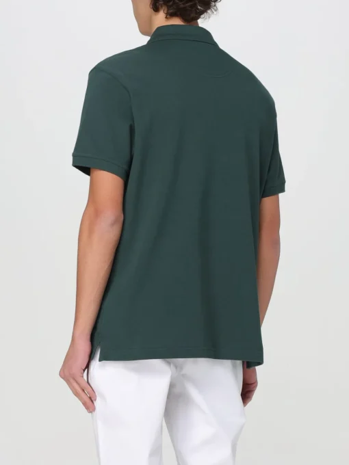 Polo Barbour in piquet con logo ricamato