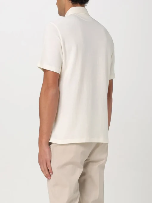 Polo basic Brunello Cucinelli in cotone e lino