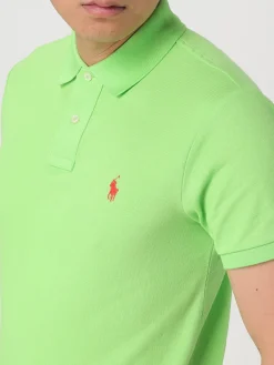 Polo basic in cotone con logo Polo Ralph Lauren