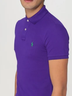Polo basic in cotone con logo Polo Ralph Lauren