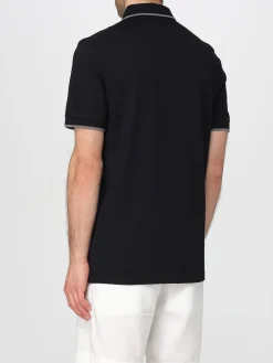 Polo basic in cotone con mini logo Boss