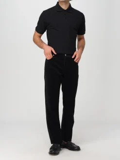 Polo basic Saint Laurent in misto cotone