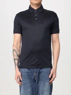 Polo Emporio Armani in cotone e lyocell