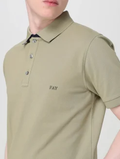 Polo Fay in cotone con logo ricamato