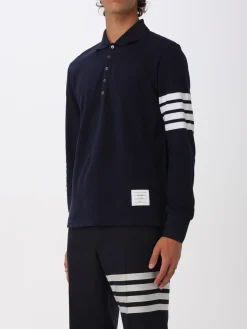 Polo in cotone 4-bar Thom Browne