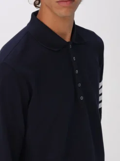Polo in cotone 4-bar Thom Browne