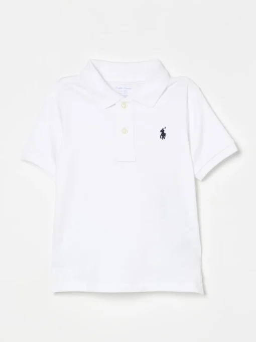 Polo in cotone basic con mini logo Polo Ralph Lauren