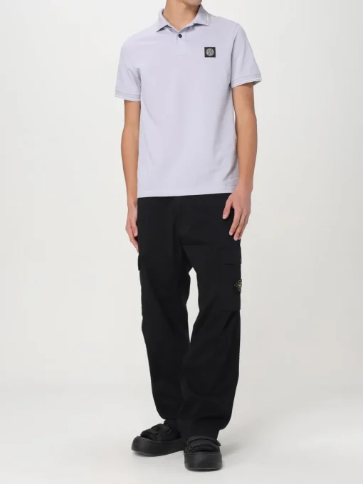 Polo in cotone biologico piquet Stone Island