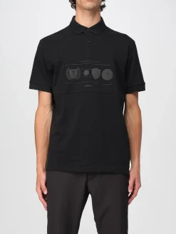 Polo in cotone con logo Boss