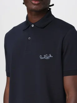 Polo in cotone con logo Paul Smith
