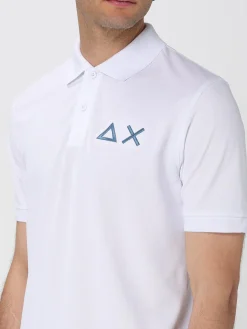 Polo in cotone con logo SUN68
