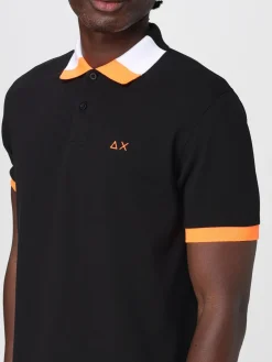 Polo in cotone con logo SUN68