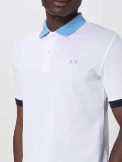 Polo in cotone con logo SUN68