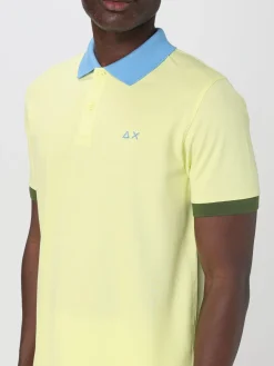 Polo in cotone con logo SUN68