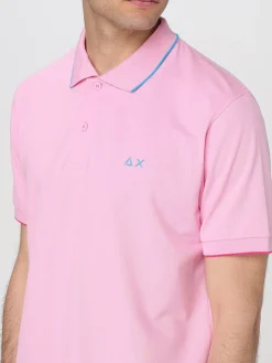 Polo in cotone con mini logo SUN68