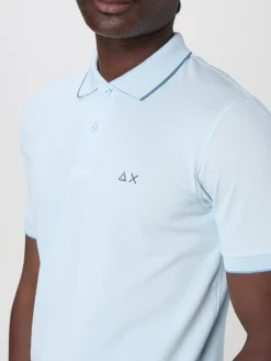 Polo in cotone con mini logo SUN68
