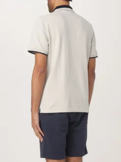 Polo in cotone con mini logo K-way