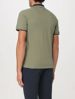 Polo in cotone con mini logo K-way