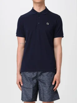 Polo in cotone FF Fendi