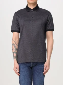 Polo in cotone logata Emporio Armani
