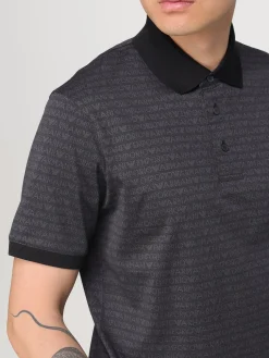 Polo in cotone logata Emporio Armani