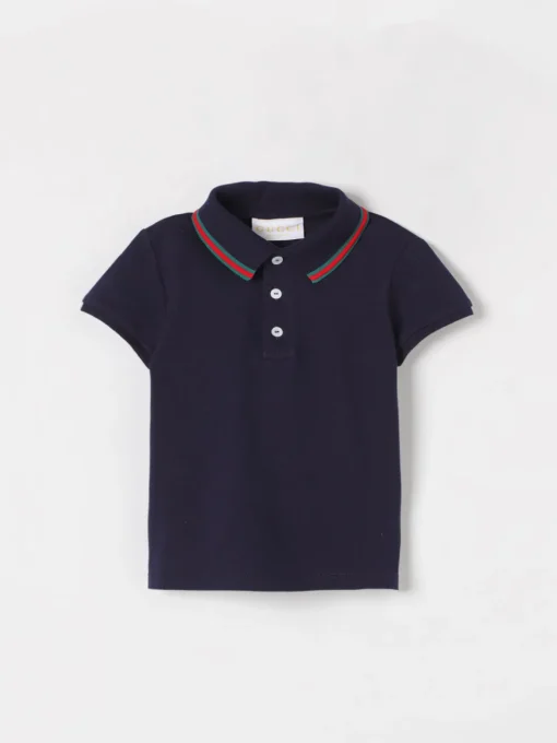 Polo in cotone Web Gucci