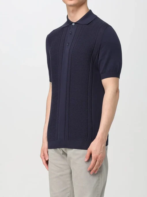 Polo in maglia di cotone Brunello Cucinelli