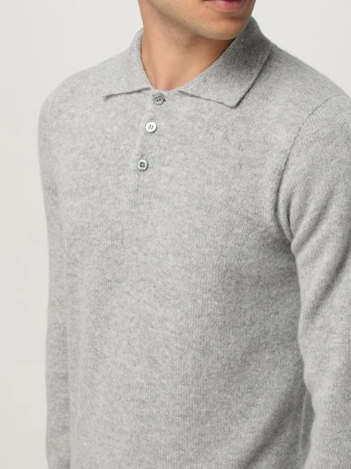 Polo in maglia di lana Drumohr