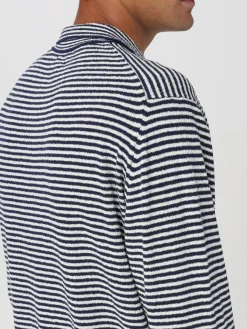 Polo in misto cotone a righe Doppiaa