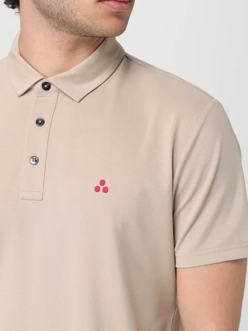 Polo in misto cotone con logo Peuterey