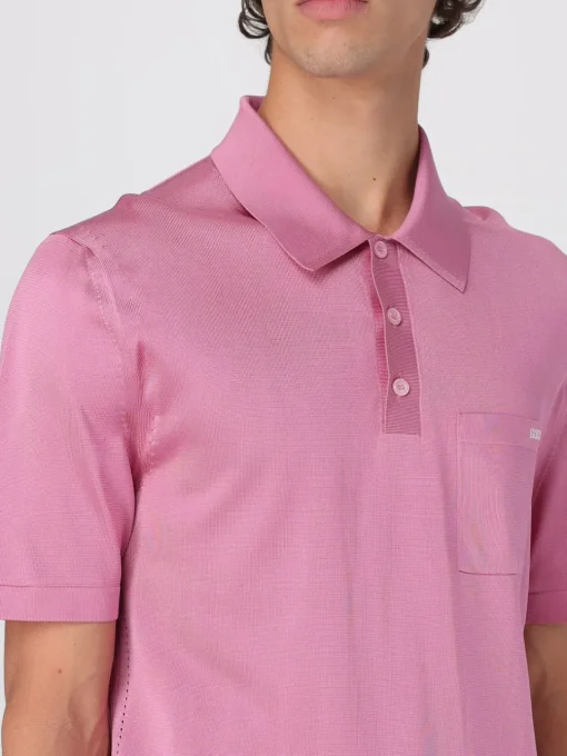 Polo in seta Gucci