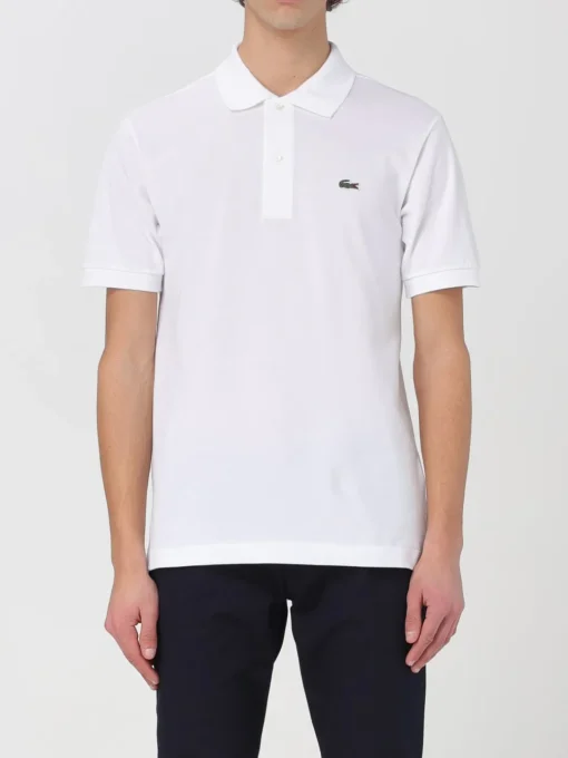Polo Lacoste in piquet di cotone con logo