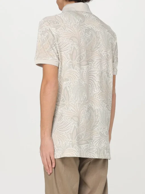 Polo Pegaso Etro in cotone Paisley