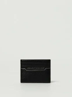 Porta carte di credito in ecopelle Armani Exchange