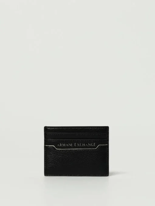 Porta carte di credito in ecopelle Armani Exchange