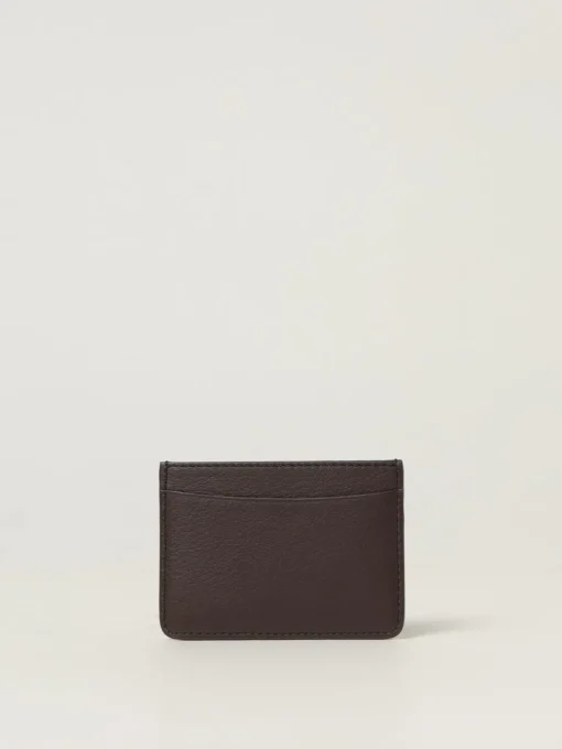 Portacarte di credito Andre A.P.C. in pelle martellata