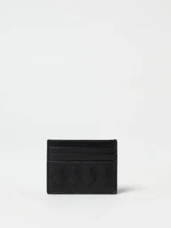 Portacarte di credito Bottega Veneta in pelle intrecciata
