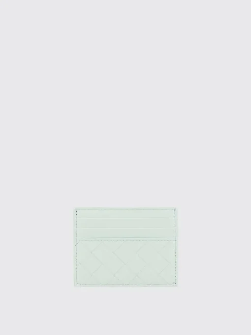 Portacarte di credito Bottega Veneta in pelle intrecciata