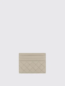 Portacarte di credito Bottega Veneta in pelle intrecciata
