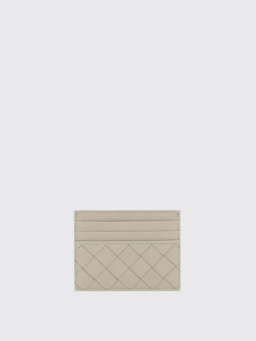 Portacarte di credito Bottega Veneta in pelle intrecciata