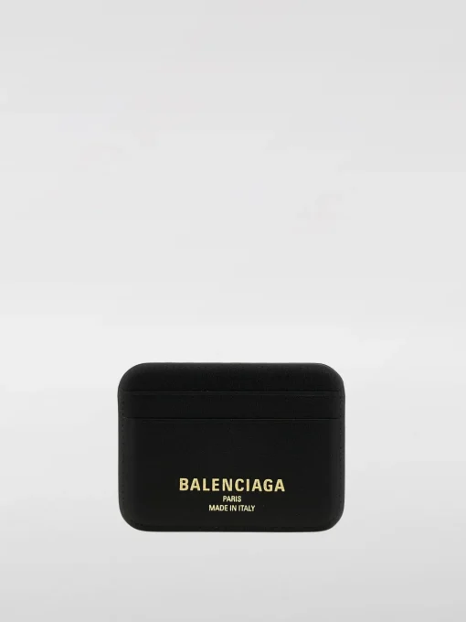 Portacarte di credito Cash 2.0 Balenciaga in pelle