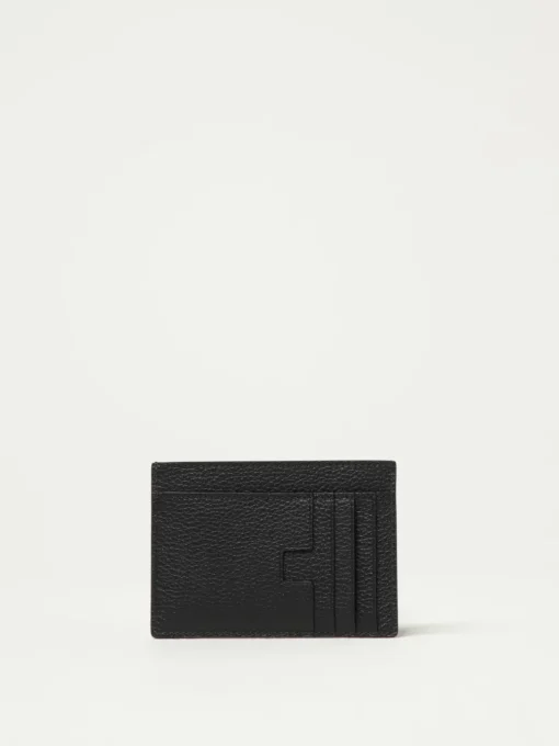Portacarte di credito Tom Ford in pelle a grana