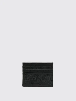 Portacarte in pelle bovina Emporio Armani